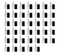 Supports d'étagère avec manchon en caoutchouc stratifié pour meubles, armoires, étagères