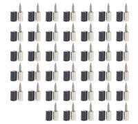 Supports d'étagère avec manchon en caoutchouc stratifié pour meubles, armoires, étagères