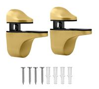 Supports d'étagère lourds - Support de serrage réglable pour étagère murale, support avec pinces métalliques | Pour armoire, salle de bain, douche, garde-manger, armoire, armoire, manteau de cheminée