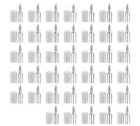 Supports d'étagère résistants à la corrosion - Matériel de montage stratifié pour meubles, armoires, bibliothèques, armoires en verre dur et antidérapant