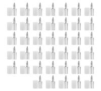 Supports d'étagère résistants à la corrosion - Matériel de montage stratifié pour meubles, armoires, bibliothèques, armoires en verre dur et antidérapant