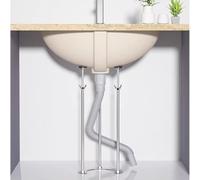 supports d'évier encastrés ， Supports d'évier perceuse 7 "-26" pieds de Support cuisine réglables sous le lavabo(Height 46 56cm (18" 22"))