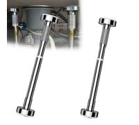 Supports d'évier réglables en acier inoxydable et pieds de support pour éviers de cuisine à cuve unique, kit de support d'évier robuste - et facile à installer