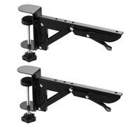Supports d'extension de Bureau sans effraction - Support de Bras Pliable Reste pour la Configuration de Bureau, Plate-Forme complémentaire sans Pince avec Une capacité de Chargement Forte, Accessoire
