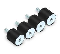 Supports D'isolateur en Caoutchouc D'amortisseur M8, Bobines de Bateau de Voiture de Silentblock Anti-vibration de Supports en Caoutchouc(VD30*30 M8*23)
