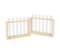 Supports en bois VBS « Cube » avec soliflores, 2 pc.