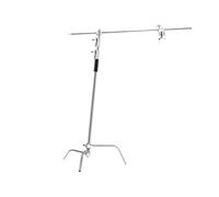 Supports en C,Hauteur Réglable De 150 À 330 Cm,Support en Acier Inoxydable,Montage Facile,for Boîtes À Lumière Et Lampes(Style 2)