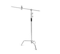 Supports en C, Support Trépied en Acier Inoxydable Pouvant Supporter 20 Kg, Hauteur Réglable De 150 À 330 Cm, for Studio Photo,Parapluie(Style 2)