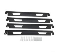 Supports en fer de qualité industrielle compatibles avec Toughbuilt pour applications de stockage d'outils StackTech (4 pièces)