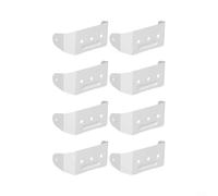 Supports en métal pour gouttière avec trous pré-percés | Colliers de serrage muraux robustes en aluminium pré-percés pour une utilisation résidentielle et commerciale