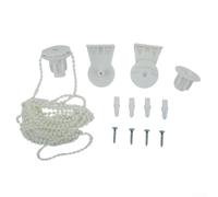 Supports en plastique blanc pour fixation latérale supérieure 25 mm | Plastique blanc pouvant être peint, correspond à la décoration murale, comprend des vis, pour un design durable