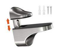 Supports en verre - pince réglable 5.6x3,4 cm, support de support durable, remplacement de matériel fiable | Outil de montage fort avec des utilisations fonctionnelles pratiques pour la porte de douch
