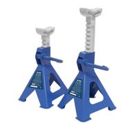 Supports Essieu (Paire) 2tonne Capacité pour Cliquet Type - Bleu - Sealey VS2002
