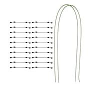 Supports et poteaux pour - intérieures, Support métallique Pliable avec Pinces pour Jardin Paysage, Serre orchidées offrant Un Soutien Efficace à la trajectoire de cre