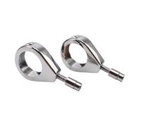 Supports fixation lampe fourche Support De Relocalisation De Clignotant De Moto, 39mm 41mm 49mm, Support De Pince De Fourche Pour Pour Sportster 883 XL1200 Pour Dyna Universal