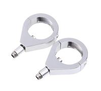 Supports fixation lampe fourche Support De Relocalisation De Clignotant De Moto De 41MM, Pinces De Fourche Adaptées À La Plupart Des Motos pour Avec Tubes De Fourche De 41mm