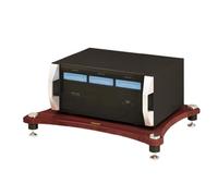 Supports HiFi en Bois de 24 Pouces, Armoire stéréo pour équipement Audio, Support multimédia AV pour amplificateur, Platine Vinyle, récepteur, Haut-Parleur, Meuble TV sur Pied Brown 10cm/3.9in