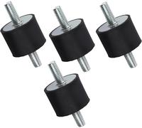 Supports Isolants De Goma M10, Amortiguadores De La Bomba Del Compresor De Aire, Amortiguadores Del Motor Del Generador Silencioso De La Vibración, Amortiguadores Del Barco Del Coche 40x30 Black