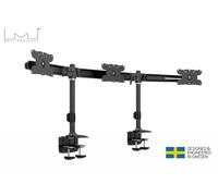 Supports multiples MB-0389 3 Support de table LCD, 24"-32", max.8kg/écran, noir