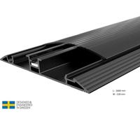 Supports multiples MB-5407 Bande de masquage de câbles, longueur 1600 mm, aluminium, noir