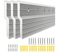 Supports Muraux French Cleat 76,5 cm, 3 PCS de Rails de Suspension