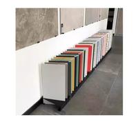 Supports muraux Grand présentoir for carrelage, présentoir à insertion oblique, support vertical for échantillons de pierre et de carrelage, avec 13 emplacements for cartes ( Couleur : Noir , Taille :