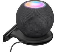 Supports Muraux Pour Apple Homepod Mini [Gestion Intégrée Du Cordon] Abs Support De Stable Compatible Avec Homepod Mini [Besoin De Percer] (Noir)