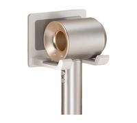 Supports muraux pour sèche-cheveux en aluminium robuste pour un accès facile dans les salles de bains et autres zones, supports de sèche-cheveux faciles à installer