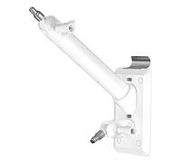Supports muraux universels 2 en 1 pour caméra R ing Stick Up Cam/Pro/Spotlight Cam Plus/Pro, compatible avec caméra de sécurité Eufy Arlo Blink et panneau solaire avec un trou de vis 1/4 (blanc)