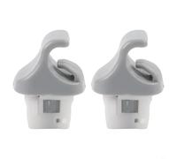 Supports Pare-Soleil Accords 2008-2012 Lot de 2 Gris(Grey) | Plastique résistant, finition grise, compatible Accord 2008-2012, installation outil, maintien ferme