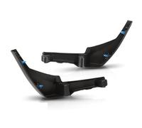 supports parechocs voiture Compatible Avec Evoque 2012 2013 2014 2015 2 Pièces Finition De Pare Chocs Avant Voiture Support D'extension De Moulage De Roue LR028550 LR028551