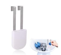 Supports Pastilles Nettoyantes Réservoir Toilettes, Support Suspendu Pastilles Javel Empêche Résidus Dissous Polluer Réservoir d'Eau pour Plupart Réservoirs Toilettes Standard (Blanc)