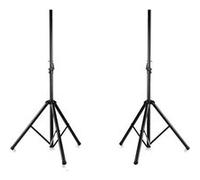 Supports Pieds d'Enceinte - Pyle - Ensemble de 2 Pièces - Hauteur Réglable - Noir G