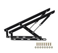 Supports pneumatiques de Levage de lit Ensemble de 2 mécanismes de Levage de lit hydrauliques à Double Cadre, tiges hydrauliques, tiges pneumatiques pour charnières de Levage hydrauliques, s