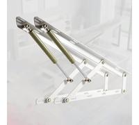 Supports pneumatiques de Levage de lit Mécanisme de Levage de lit, 2 vérins à gaz, charnière de Support de Couvercle à Fermeture Douce, Tube en Acier précis, Tige de Support hydraulique pour