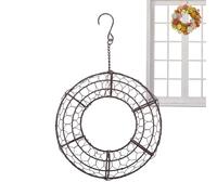 Supports pour à air vivantes - Décoration de maison en fer esthétique - Crochet de porte avec cadre de et couronne, pour chambre, salon, balcon, jardin, patio, véranda, bureau