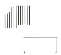 Supports pour Arche de Mariage Accessoires de Table réglables, Arche en métal avec Pince, Accessoires décoration for fête, Mariage, Anniversaire