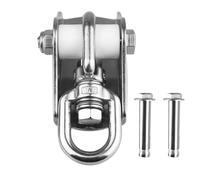 Supports pour balançoire, matériel de balançoire en acier inoxydable robuste et résistant à la rouille - Multifonctionnel facile à installer avec crochet pivotant pour hamac, sacs de sable