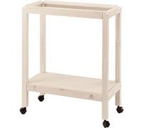 Supports pour cages pour oiseaux Ferplast STAND GIULIETTA 4 soutien bois roues Blanc, Blanc G
