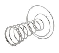 Supports pour cornets de glace, Présentoir porte-cornet de crème glacée lot de 4 acier inoxydable argent 10,3x11,6 cm