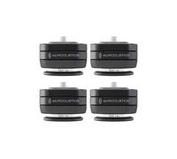 IsoAcoustics Pieds d'isolation Gaia I Neo - Lot de 4 - Absorbeurs acoustiques Noir