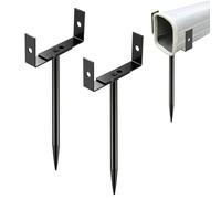 Supports pour gouttières - 2 supports d'extension pour - Accessoires réglables de support stable pour drainage et prévention des inondations en extérieur, jardin, patio, terrasse