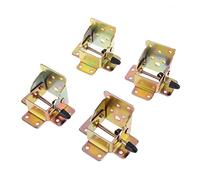 Supports pour pieds de table pliante, Lot de 4 charnières pliantes autobloquantes 75 x 6 5, mm for support pieds table
