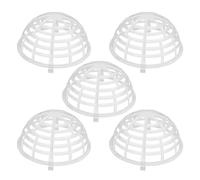 Supports pour Plantes Aquatiques Flottantes 5 Pièces en Plastique | Entretien Facile, Réutilisable et Gain de Place, pour Aquarium et Maison, Orchidées et Fougères