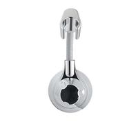 Supports pour pommeaux de douche, Type de ventouse portable amovible Angle réglable support poignée douche preuve spectacle(Silver)