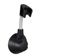Supports pour pommeaux de douche, Type de ventouse portable amovible Angle réglable support poignée douche preuve spectacle(Black)