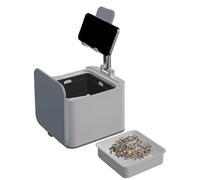 Supports pour Téléphone Portable | Base Réglable Et Pliable | Monture Pour Téléphone Portable Avec Poubelle | Pour Le Bureau La Maison La Table La Vidéo En Direct Les Femmes Les Hommes Les Adolescents