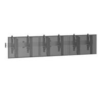 supports pro modular muraux KIMEX 031-3301K1 Support TV mural - Push Pull 3 écrans 45-50 Noir G