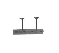 Kimex Support TV plafond menu board 4 écrans 32'' Hauteur 100 cm