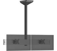 Support TV plafond menu board 2 écrans 32'' - Hauteur 100 cm
